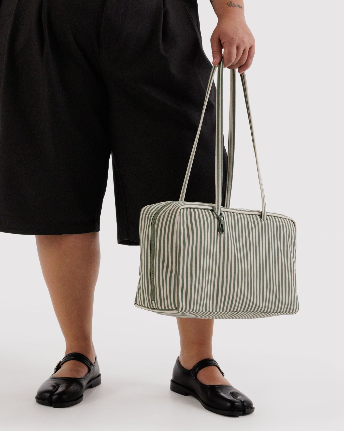 Medium Nylon Bowler Bag