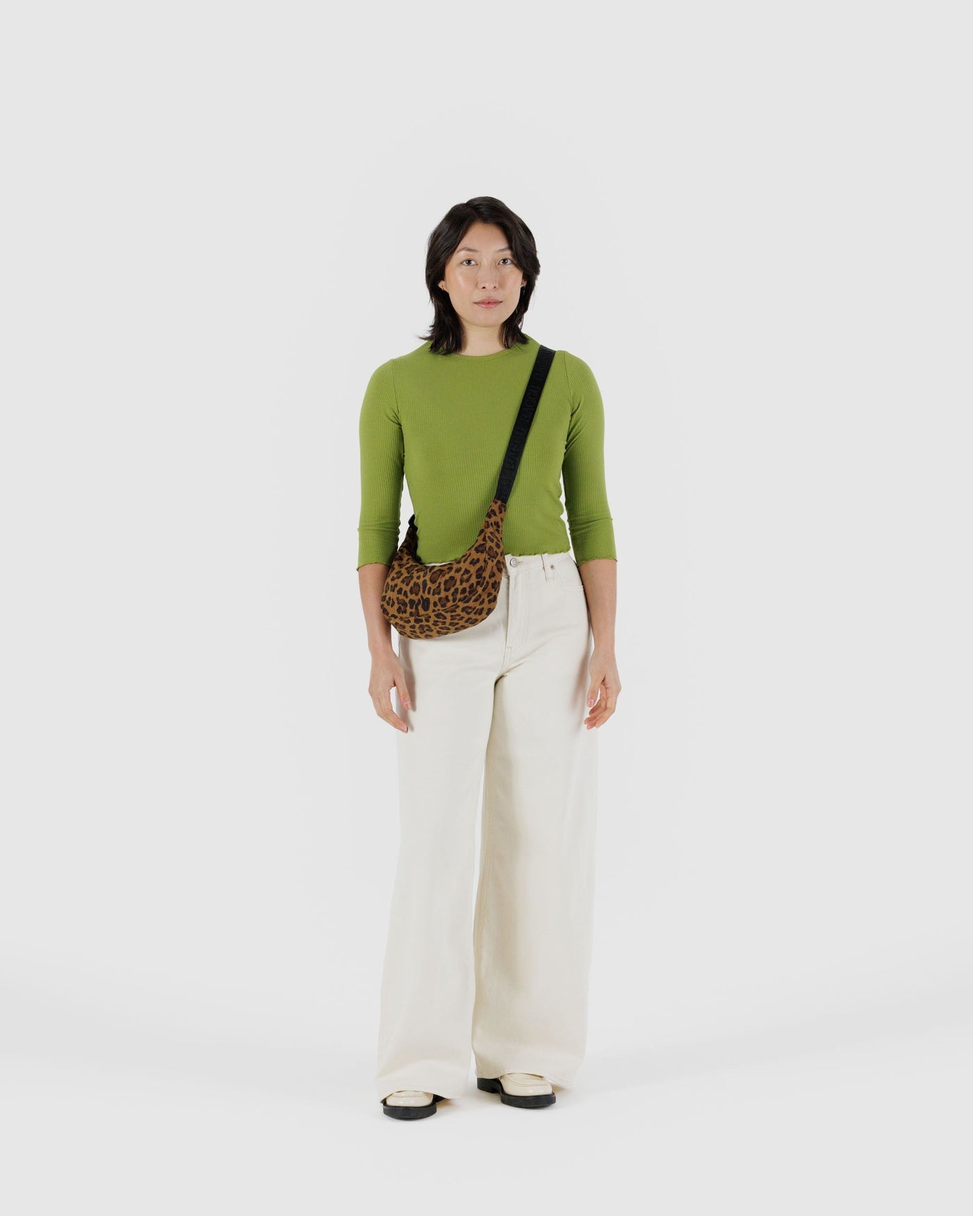 Small Nylon Crescent Bag