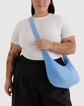 Medium Nylon Crescent Bag