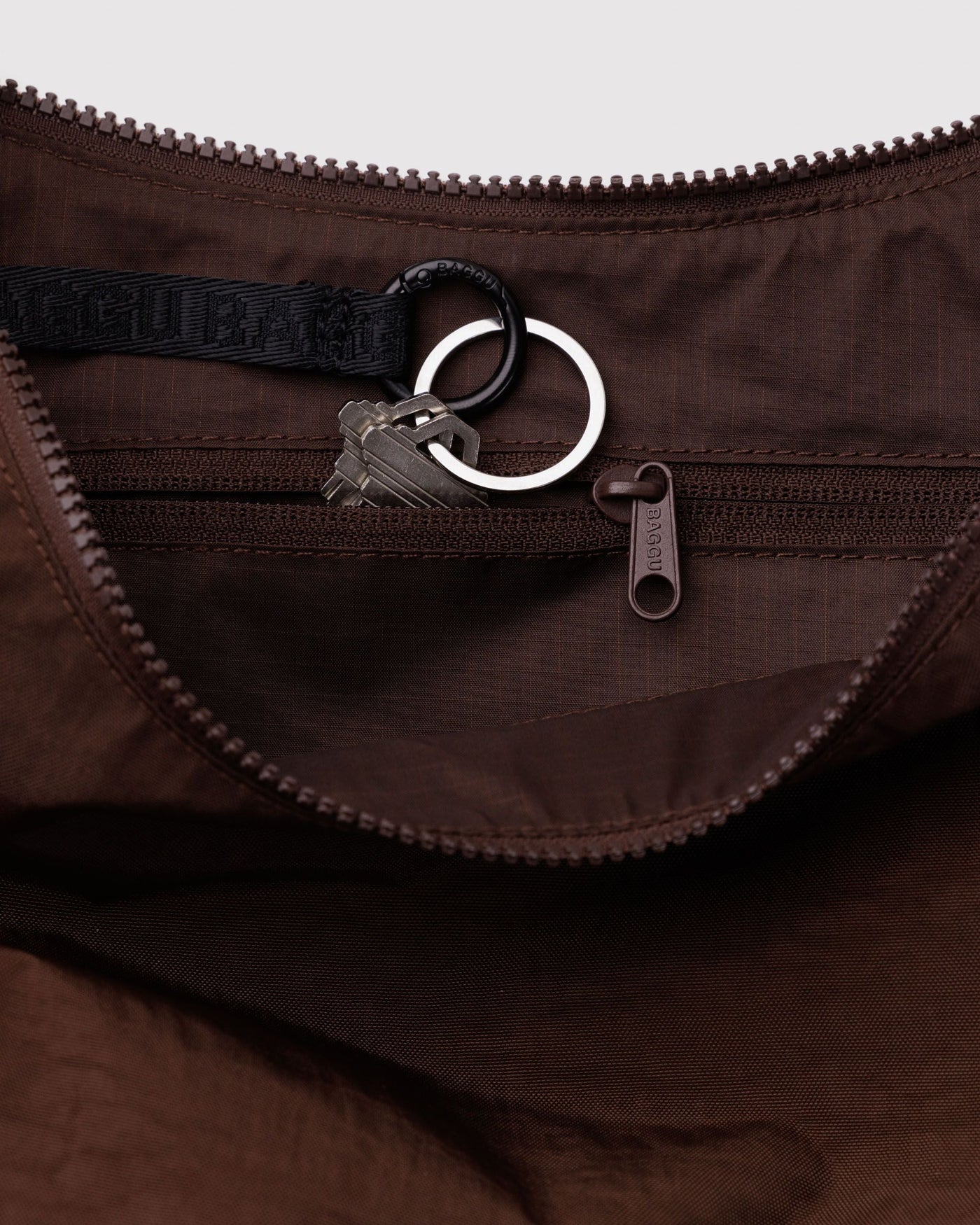 Medium Nylon Crescent Bag