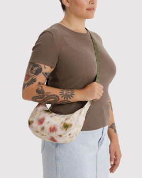 Small Nylon Crescent Bag