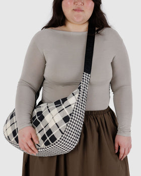 Large Nylon Crescent Bag