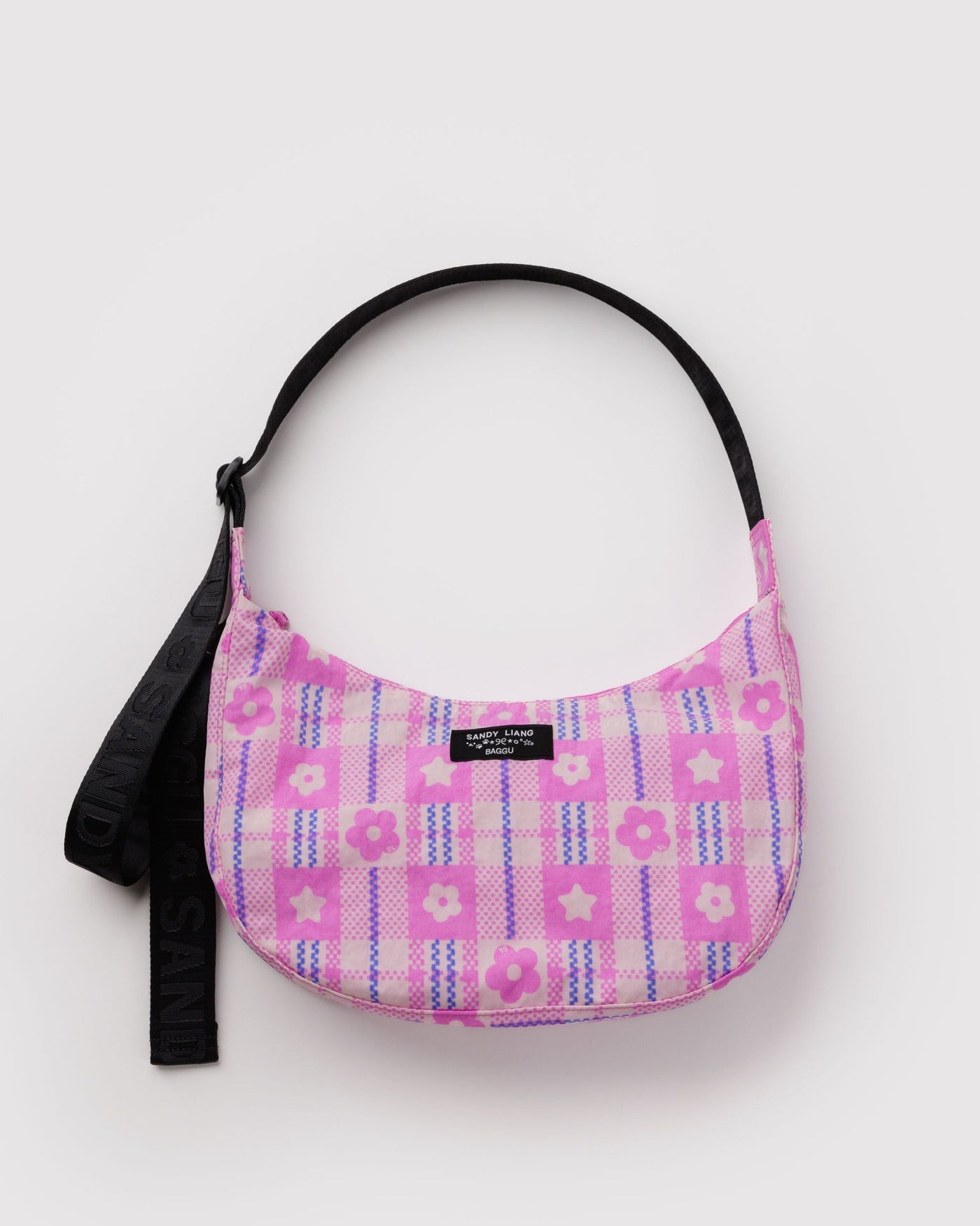 Medium Nylon Crescent Bag